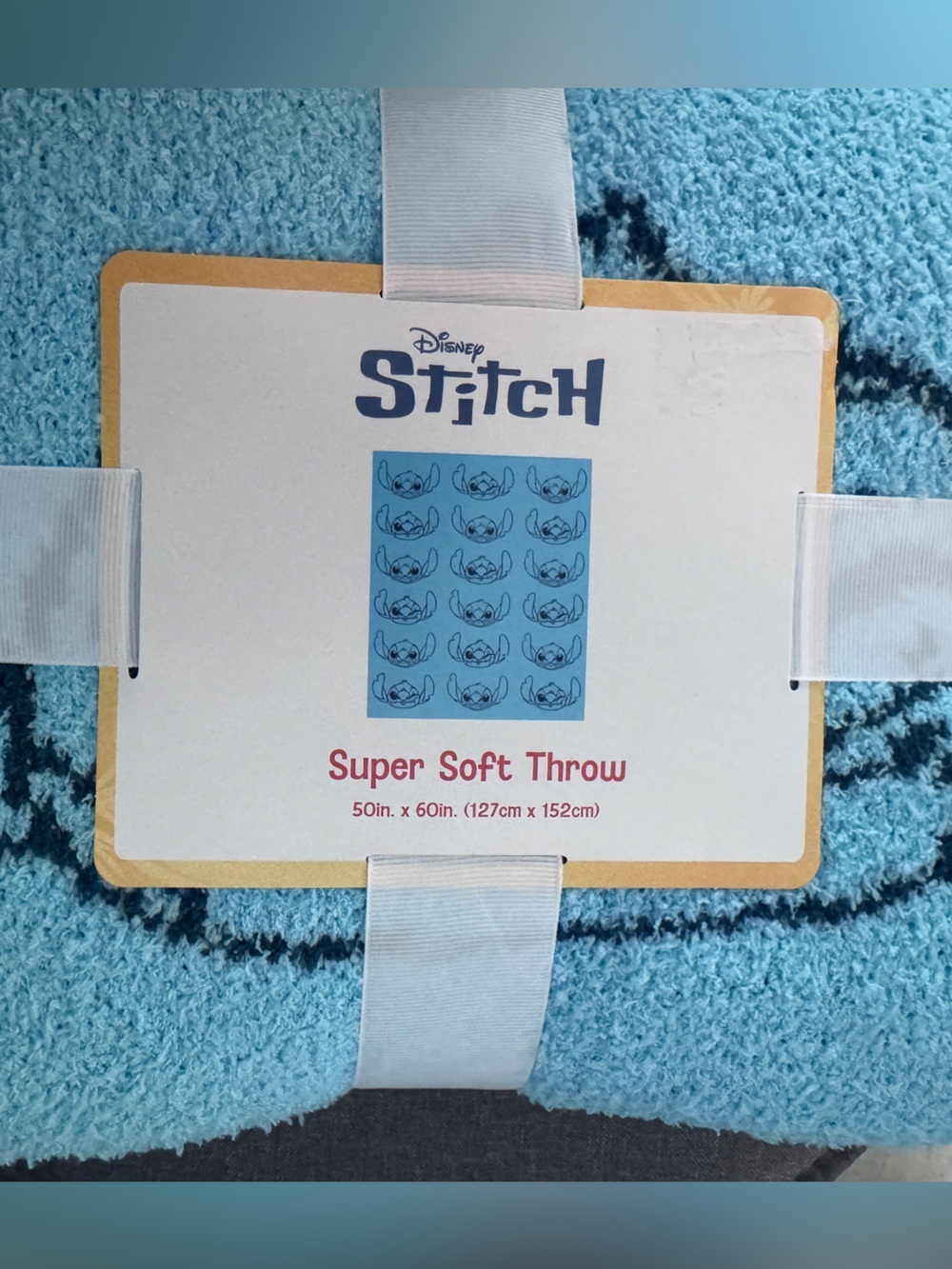 NWT Disney stitch super soft throw 50in by 60in